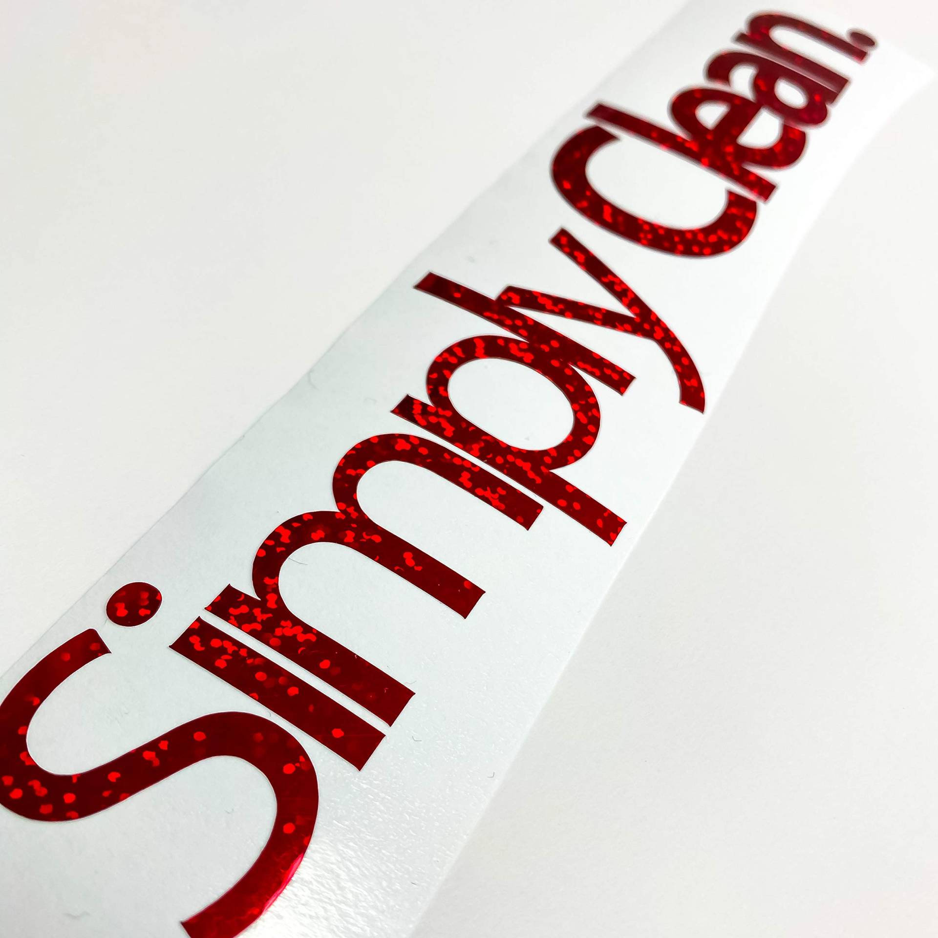 Simply Clean Aufkleber Hologramm Autoaufkleber Tuningsticker Regenbogenfarben Sticker Oilslick (Schwarz, 55 cm) von 1A Style Sticker