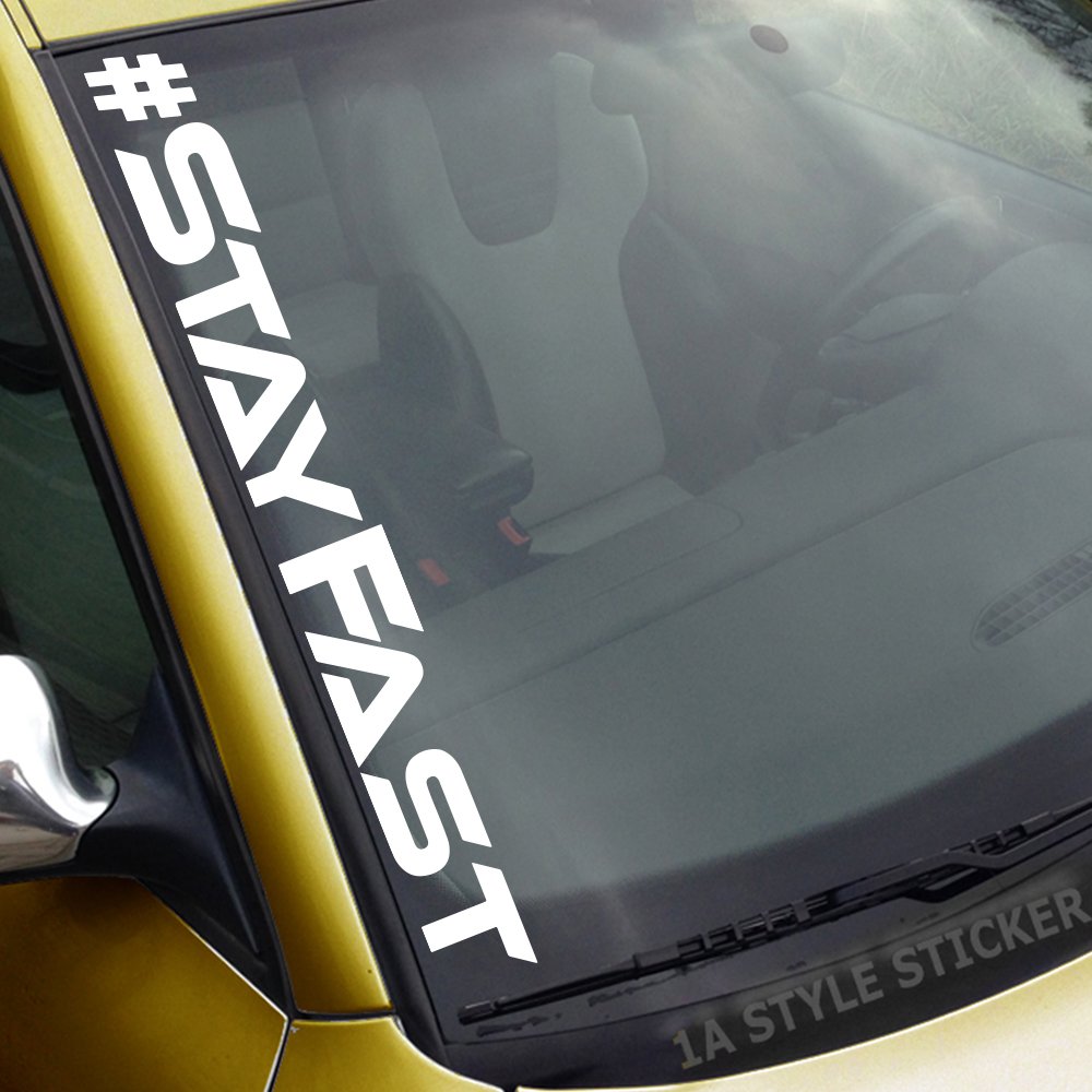 # Stay Fast Frontscheibenaufkleber Dapper Illest Static Autoaufkleber, Tuningsticker, Tuning-TREFFEN Sticker von 1A Style Sticker