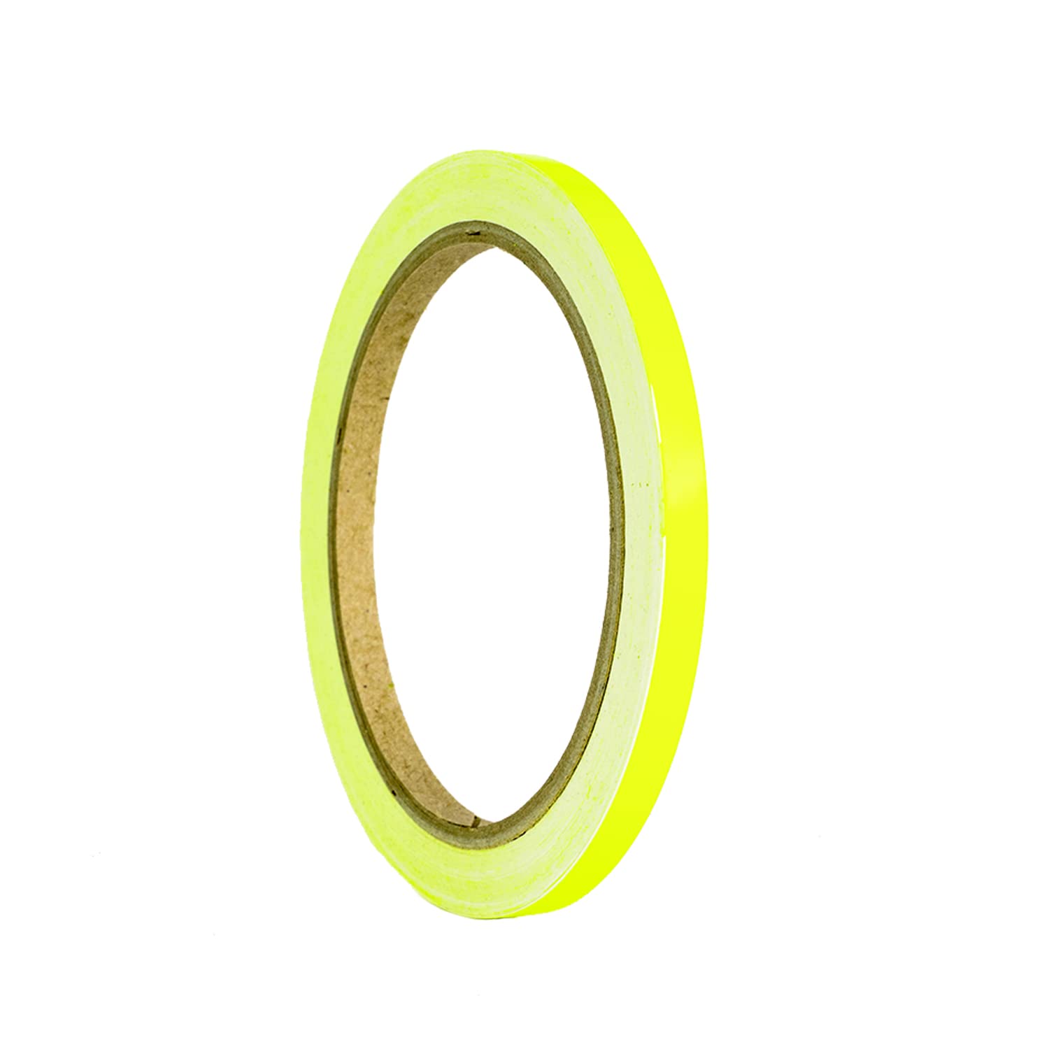 Zierstreifen Autoaufkleber Neon Gelb Leuchtfarben auffällige Klebestreifen Dekor Bänder Autostyling Stripe Decal Pinstriping Markierungsleisten Warnstreifen Begrenzungsbänder (8 mm) von 1A Style Sticker
