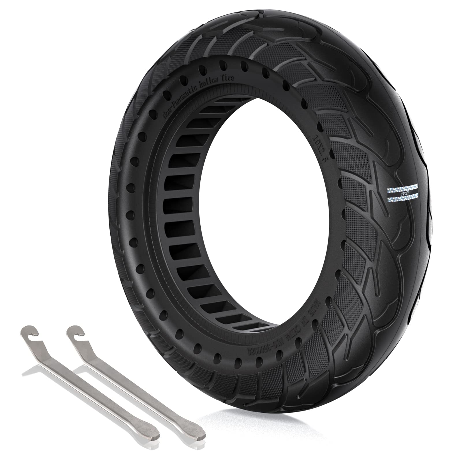 1PZ 5TY-2HL 10 x 2.5 Reifen Solid Reifen Ersatz für Xiaomi Ninebot G30 Max Elektroroller Scooter von 1PZ