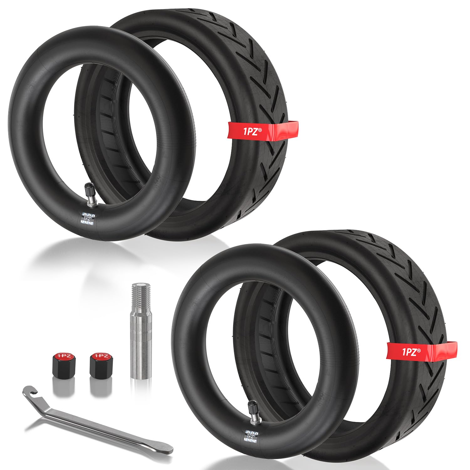 1PZ F3T-M8J 2 Gummireifen 8,5 Zoll + 2 Luftkammern 8 1/2x2 Ersatz für Scooter xiaomi M365 1S Pro Pro2 Essential Mi 3 Kinderwagen 8,5 Zoll Vorderrad Hinterrad E-Scooter Zubehör 50/75-6.1 1PZ F3T-M8J 2 Gummireifen 8,5 Zoll + 2 Luftkammern 8 1/2x2 Ersatz für Scooter xiaomi M365 1S Pro Pro2 Essential Mi 3 Kinderwagen 8,5 Zoll Vorderrad Hinterrad E-Scooter Zubehör 50/75-6.1 von 1PZ