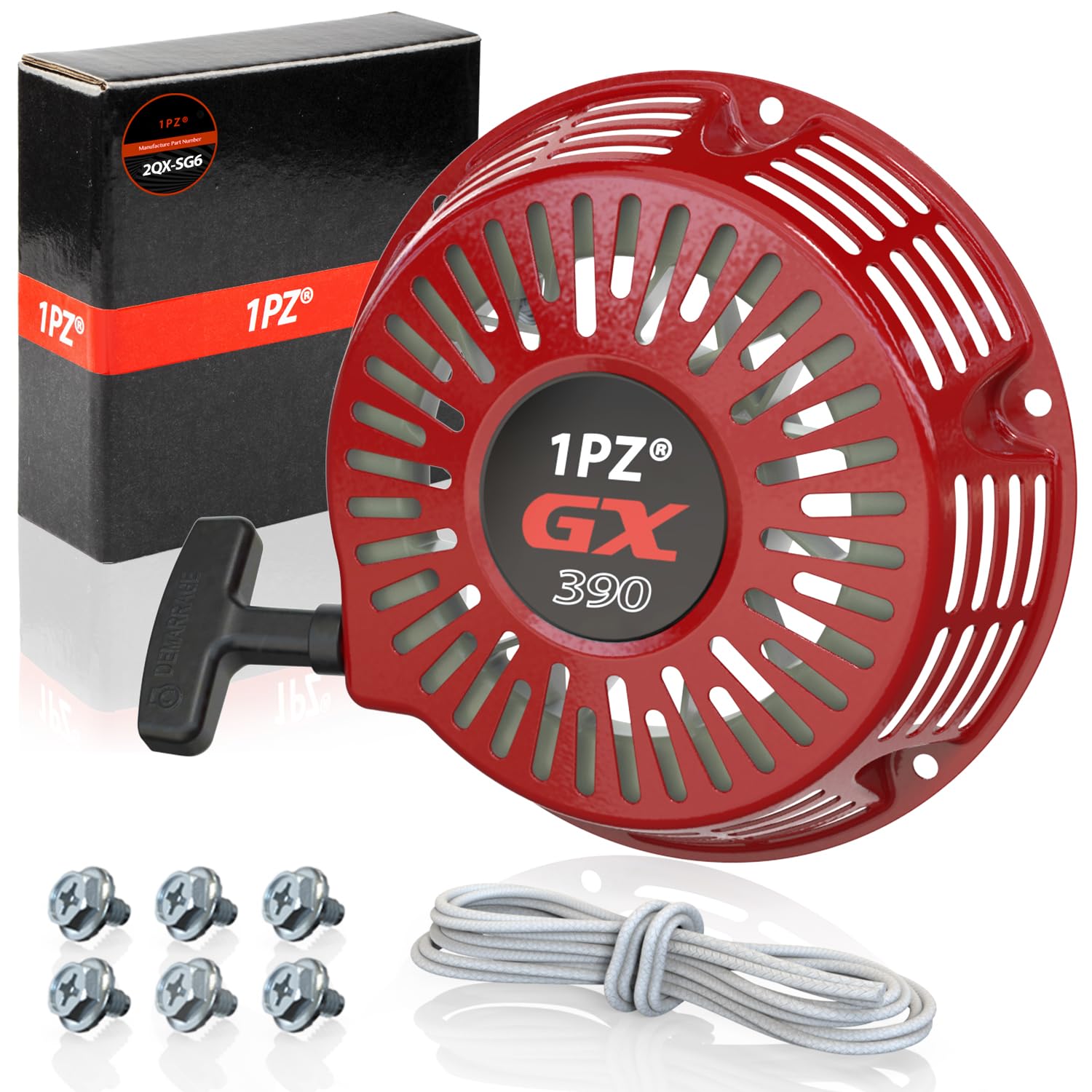 1PZ FPS-X39 Anlasser Recoil Starter Pull Start Ersatz für Honda GX340 GX390 GX610 GX620 188F 11hp 13hp 28400-ZEE3-W01ZA Generator Motor Anlasser Rückzugstarter Rückwärtsgang 1PZ FPS-X39 Anlasser Recoil Starter Pull Start Ersatz für Honda GX340 GX390 GX610 GX620 188F 11hp 13hp 28400-ZEE3-W01ZA Generator Motor Anlasser Rückzugstarter Rückwärtsgang von 1PZ
