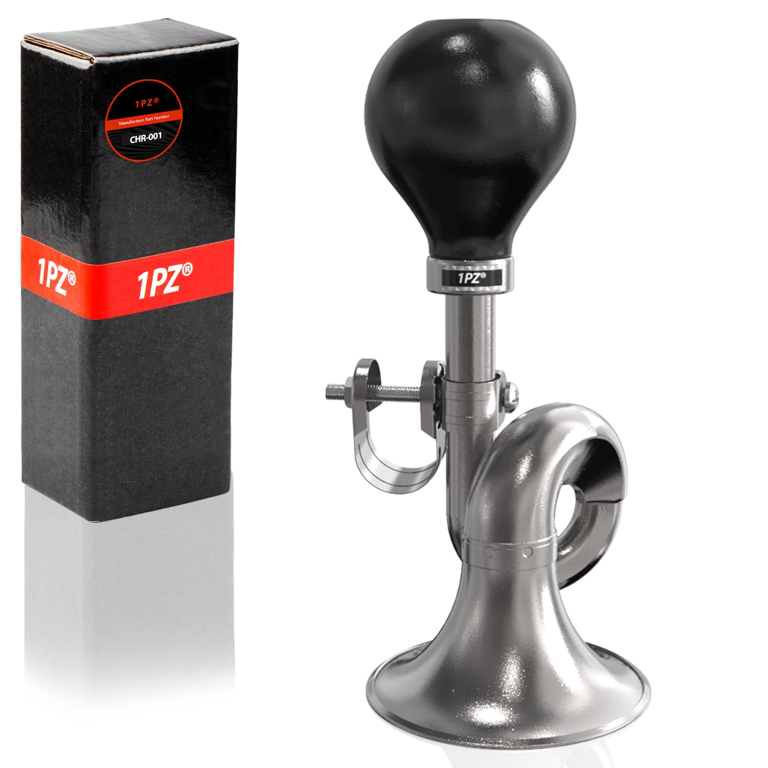 1PZ FR2-SH0 Klassische Hupe aus Chrom, Retro-Stil, klassisch, geeignet für Golfwagen, Fahrrad, Boot, Wohnmobil, Motorrad 1PZ FR2-SH0 Klassische Hupe aus Chrom, Retro-Stil, klassisch, geeignet für Golfwagen, Fahrrad, Boot, Wohnmobil, Motorrad von 1PZ