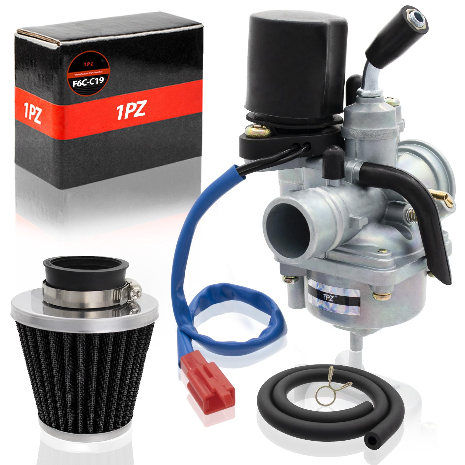 1PZ Vergaser F6C-C19 19mm 2-Takt Ersatz für Yamaha Jog50 Jog90 2-Takt Dinli 50cc 70cc 90cc 100cc 110cc ATV Quad Carb Dino Jp Beast Helix DL603 1PZ Vergaser F6C-C19 19mm 2-Takt Ersatz für Yamaha Jog50 Jog90 2-Takt Dinli 50cc 70cc 90cc 100cc 110cc ATV Quad Carb Dino Jp Beast Helix DL603 von 1PZ