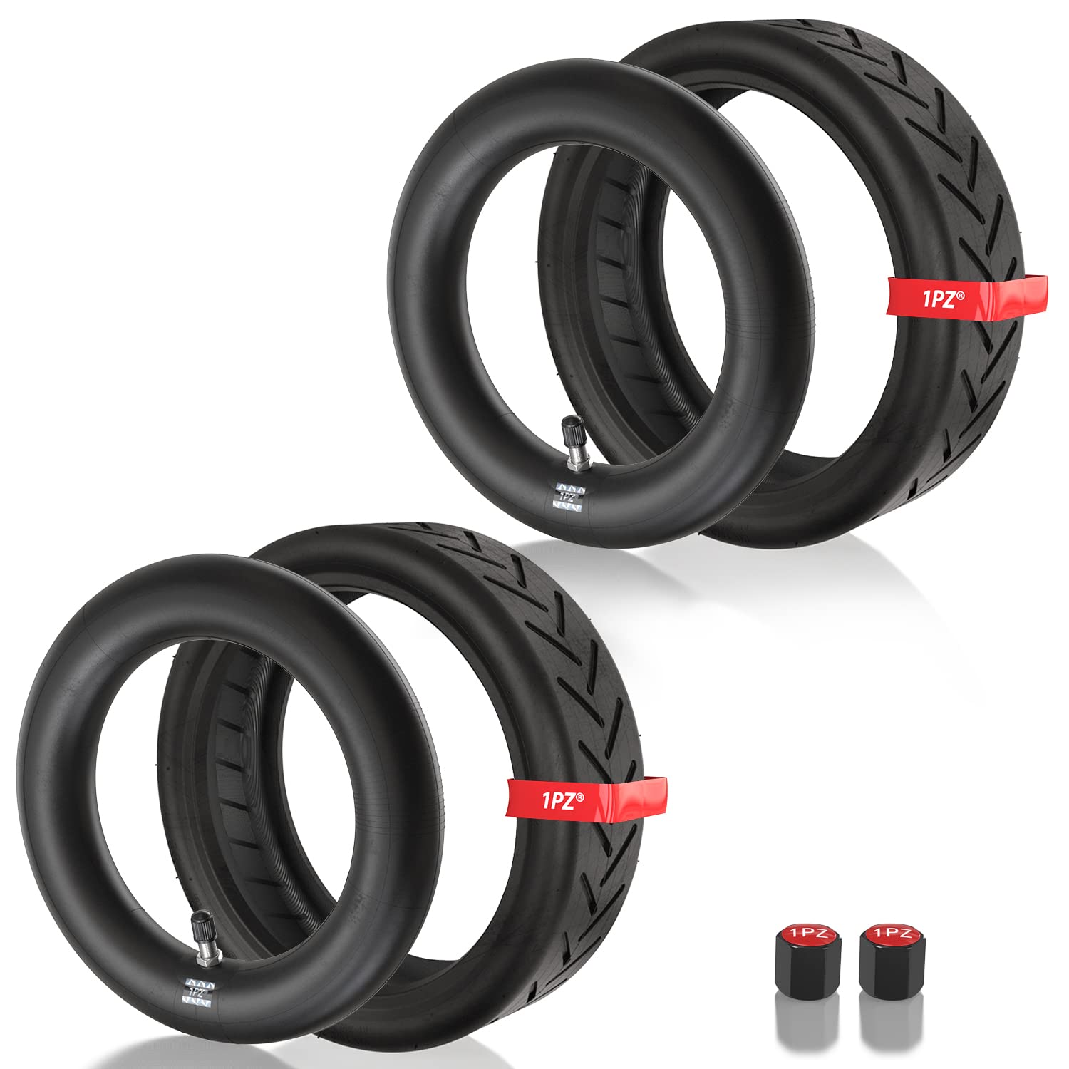 1PZ XB4-DKJ 8 1/2 x 2 Reifen mit Schlauch 8.5 Zoll Außen- und Innen Reifen Ersatz für Xiaomi M365 1S Pro Gotrax Elektroroller Scooter von 1PZ