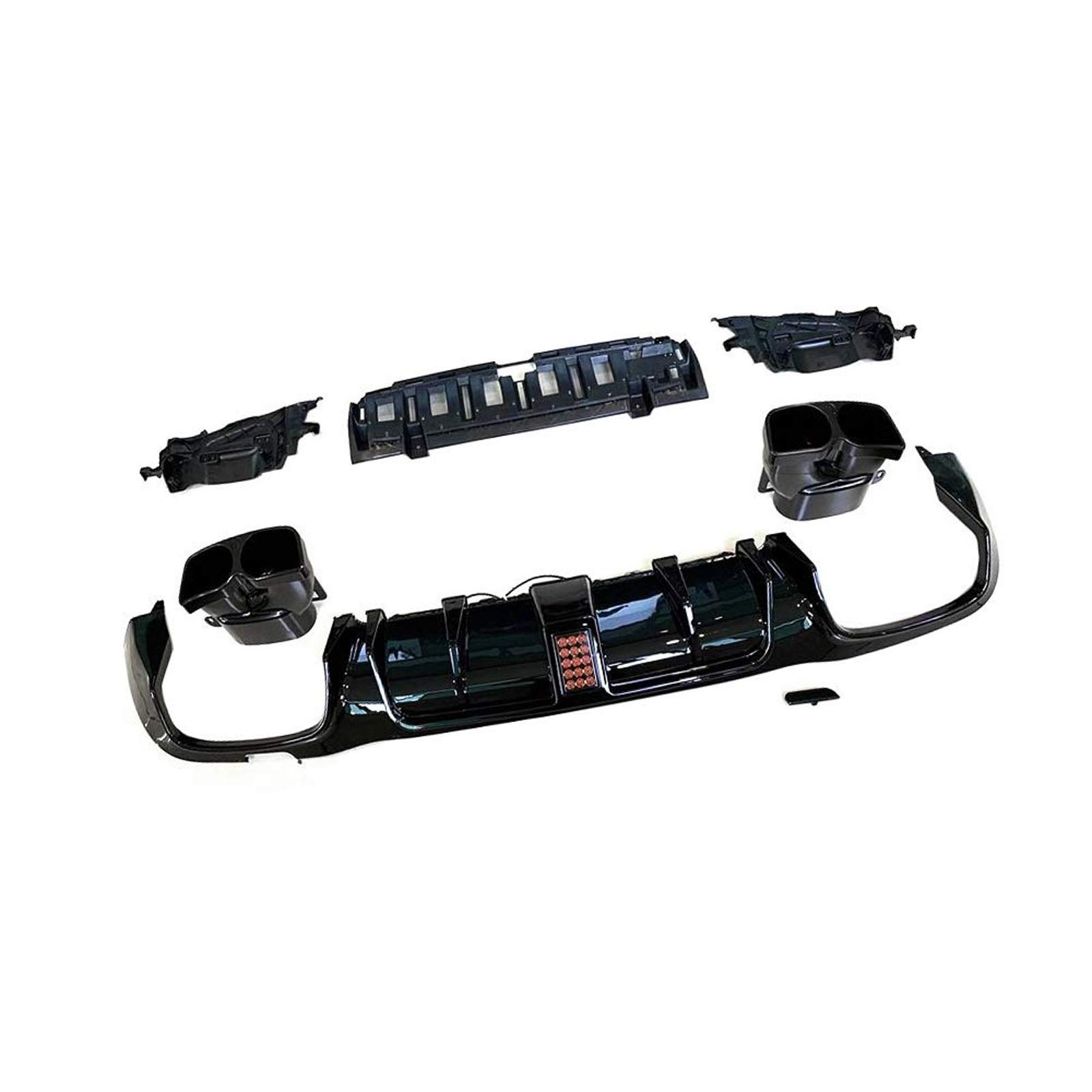 PP Heckdiffusor Passend für Mercedes-Benz W213 E200 E250 E300 E400 Sport E43 E53 E63 AMG Limousine 2016-2020 Custom Parts Stoßstangenabdeckung Unterlippenspoiler PP Heckdiffusor Passend für Mercedes-Benz W213 E200 E250 E300 E400 Sport E43 E53 E63 AMG Limousine 2016-2020 Custom Parts Stoßstangenabdeckung Unterlippenspoiler von 1UTech