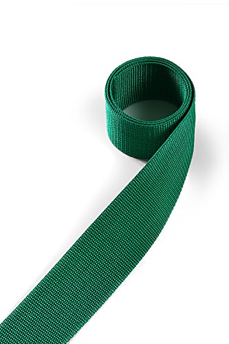 1buy3 Gurtband aus Polypropylen 20mm breit, 12 Meter lang, Farbe:19 - Verkehrsgrün | Grundpreis pro Meter = € 0,58 von 1buy3