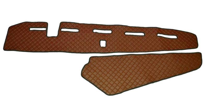 24/7 AUTO Armaturenbrettmatten braun Eco Leder für FH4 EURO 6 2013-2020 Linkslenker LKW von 24/7 AUTO