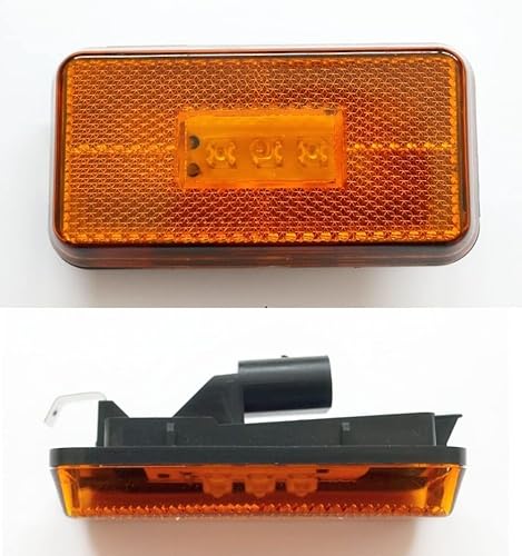 2 x Bernstein LED Seite Schritt Marker Leuchte Lampe bestimmte für Scania R 2004 > OEM 1737413 von 24/7Auto