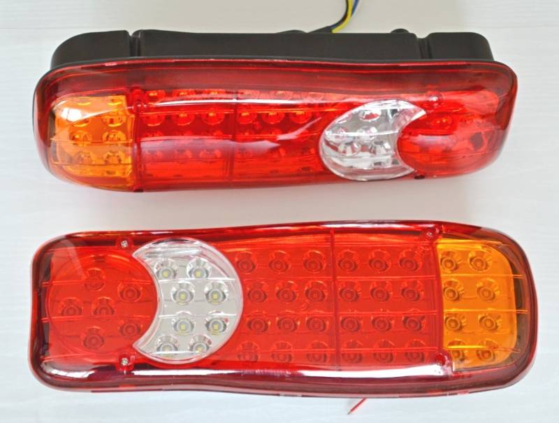 2 x LED hinten Schwanz Bergung 24 V Lichter für LKW Kippmulde Fahrgestell Anhänger Wohnwagen Wohnwagen von 24/7Auto