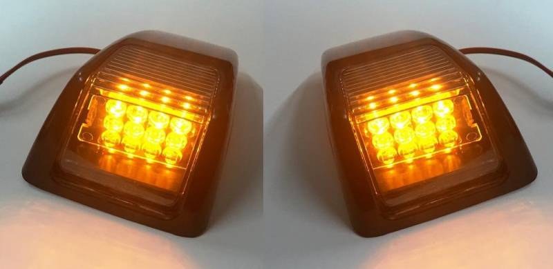 2 x LED rechts und links vorne Kontrollleuchten E4 markiert für FH 16 III 200812 OEM 82114500 82114506 von 24/7Auto