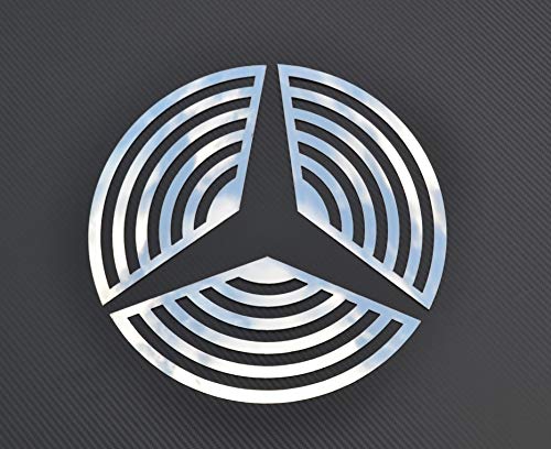 24/7Auto 3 Stück Edelstahl-Einfassungen für Actros MP4 Front-Emblem, Dekoration von 24/7Auto