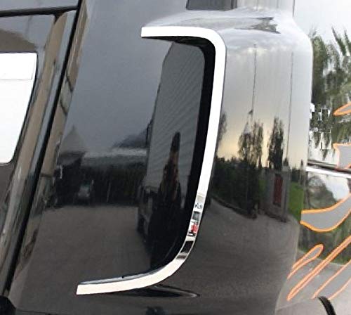 Links und rechts 3D Edelstahl Nebelscheinwerfer Surround Dekorationen für neue DAF XF 106 Trucks von 24/7Auto