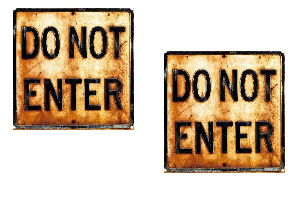 24/7stickers #147 / 2X DO NOT Enter Aufkleber je 8x8cm Old School Hot Rod Tuning Vintage Low Deep Stance Scene Retro Oldtimer 24/7stickers #147 / 2X DO NOT Enter Aufkleber je 8x8cm Old School Hot Rod Tuning Vintage Low Deep Stance Scene Retro Oldtimer von 24/7stickers