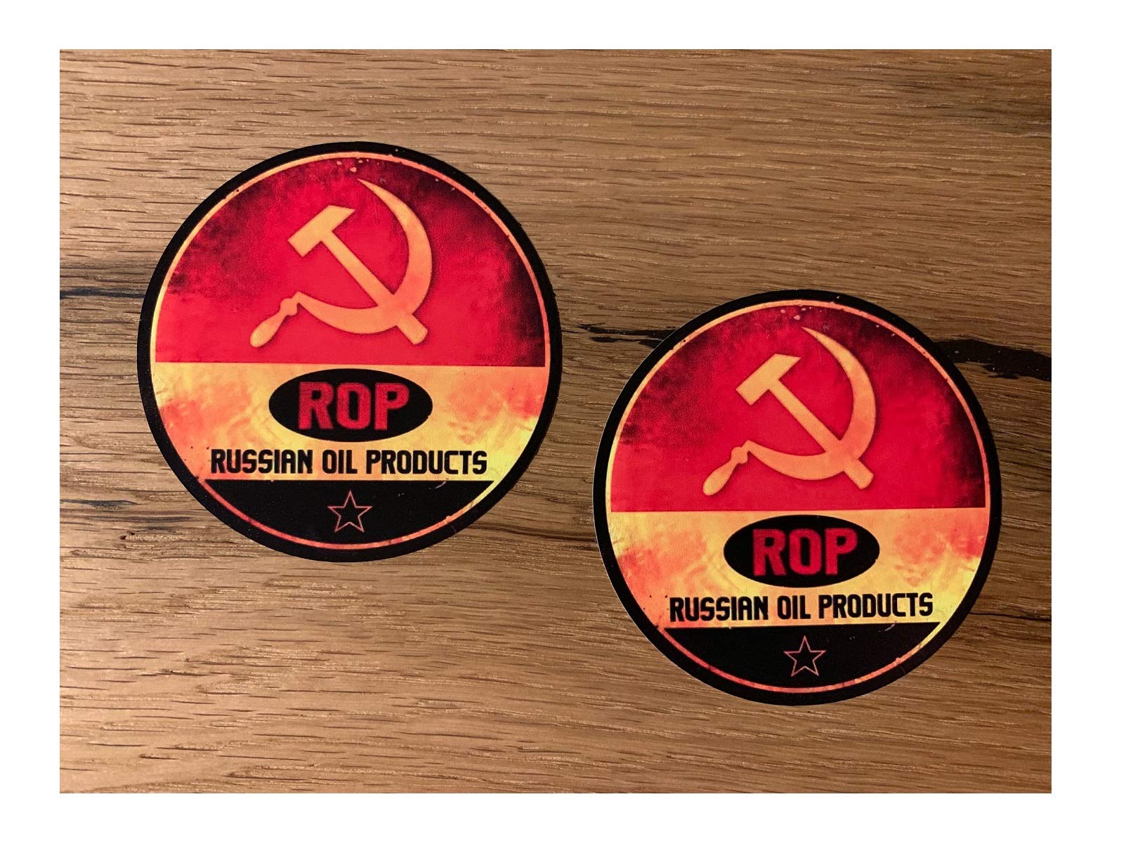 24/7stickers #611 / 2X Russland Öl Aufkleber 7,5 cm für Lada Niva GAZ UAZ Offroad Russe Russia DDR Auto LKW Traktor etc. 24/7stickers #611 / 2X Russland Öl Aufkleber 7,5 cm für Lada Niva GAZ UAZ Offroad Russe Russia DDR Auto LKW Traktor etc. von 24/7stickers