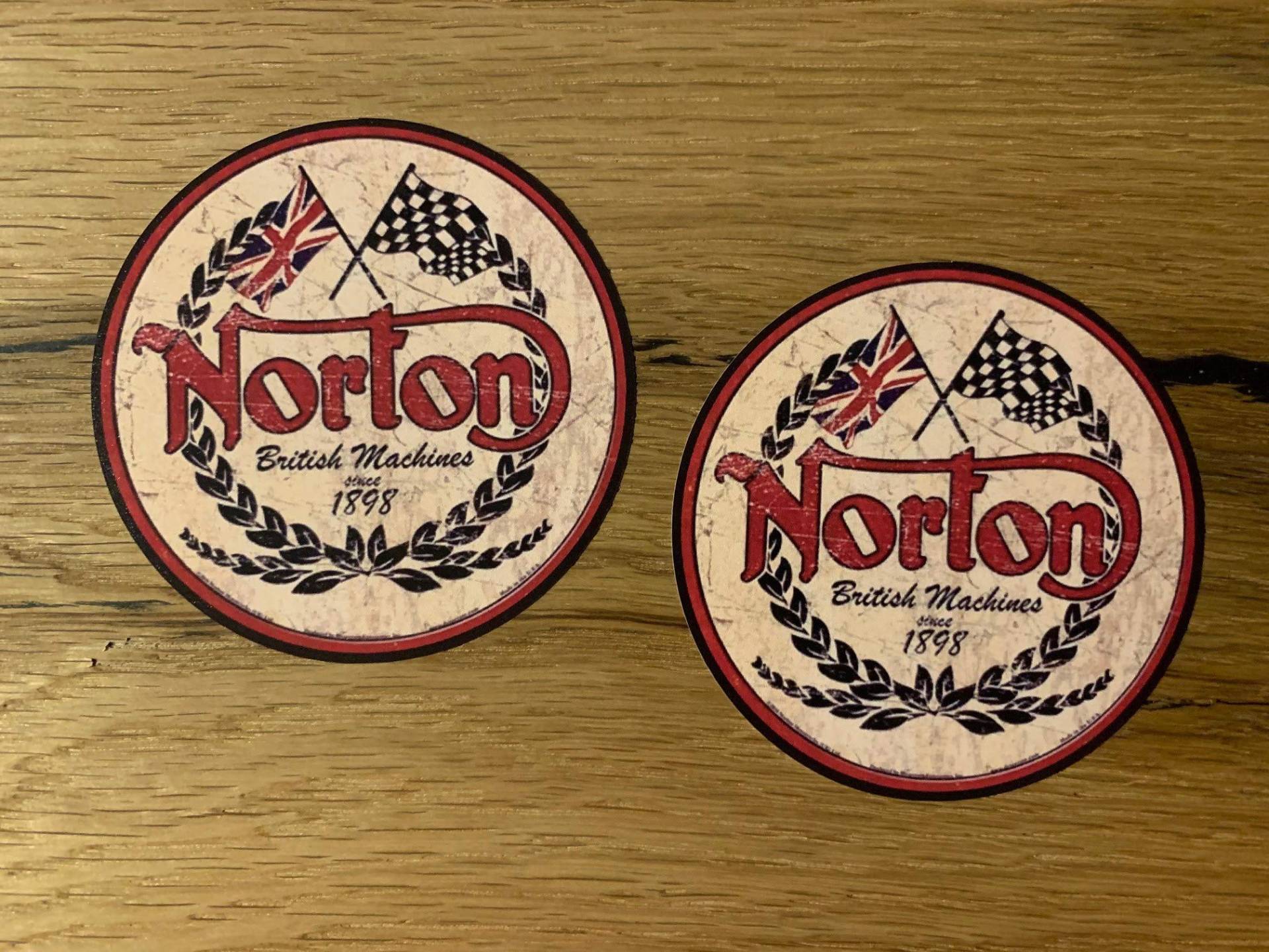 24/7stickers MG066 / 2X Norton Vintage Aufkleber 8cm Motorrad Sticker Oldtimer Oldschool Kult Tuning Cafe Racer Bobber Umbau 24/7stickers MG066 / 2X Norton Vintage Aufkleber 8cm Motorrad Sticker Oldtimer Oldschool Kult Tuning Cafe Racer Bobber Umbau von 24/7stickers