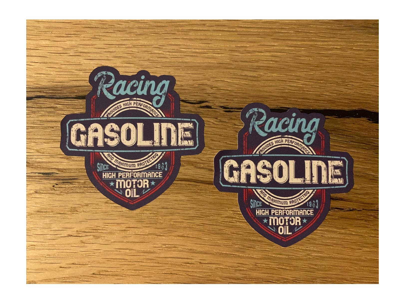 #662 / 2X Gasoline Vintage Öl Sticker 7,5 x 7,5 cm Aufkleber Auto Tuning Odtimer Retro Look V8 Hotrod Muscle Car Rat Rost #662 / 2X Gasoline Vintage Öl Sticker 7,5 x 7,5 cm Aufkleber Auto Tuning Odtimer Retro Look V8 Hotrod Muscle Car Rat Rost von 24/7stickers