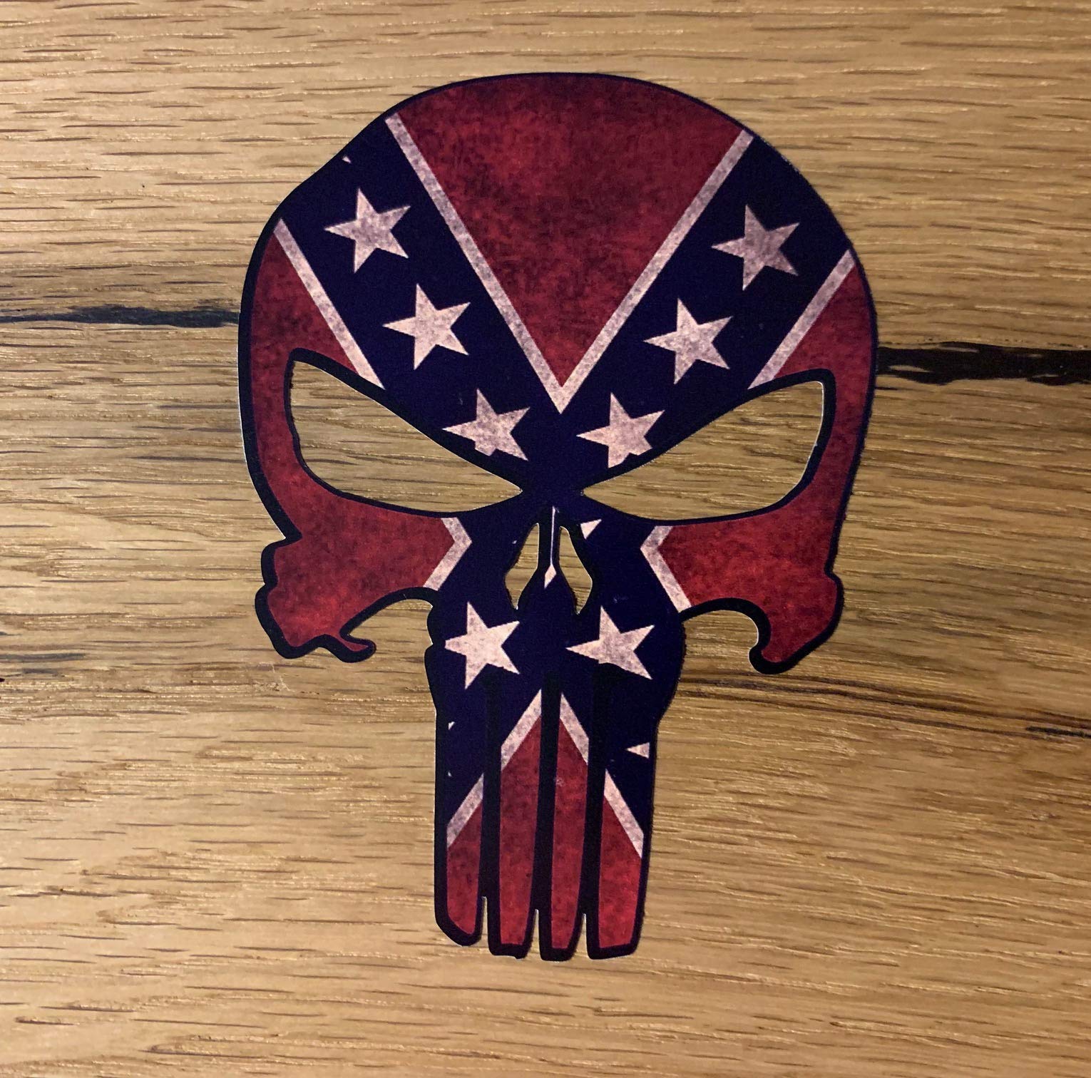 MG391 / Punisher Aufkleber 11x8cm Skull Sticker USA Hot Rod V8 Oldtimer Bike Motorrad Tank Custom Chopper V2 MG391 / Punisher Aufkleber 11x8cm Skull Sticker USA Hot Rod V8 Oldtimer Bike Motorrad Tank Custom Chopper V2 von 24/7stickers