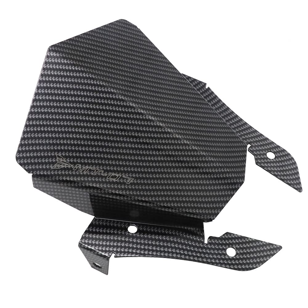 Motorrad Windschutzscheibe Windschutzscheibe für Yamaha MT-07 FZ-07 MT-09 FZ-09 Protector Teile Zubehör ABS Wind Deflectors Winddicht Windschutz (Color : MT07 Carbon Fiber) von 2Bird