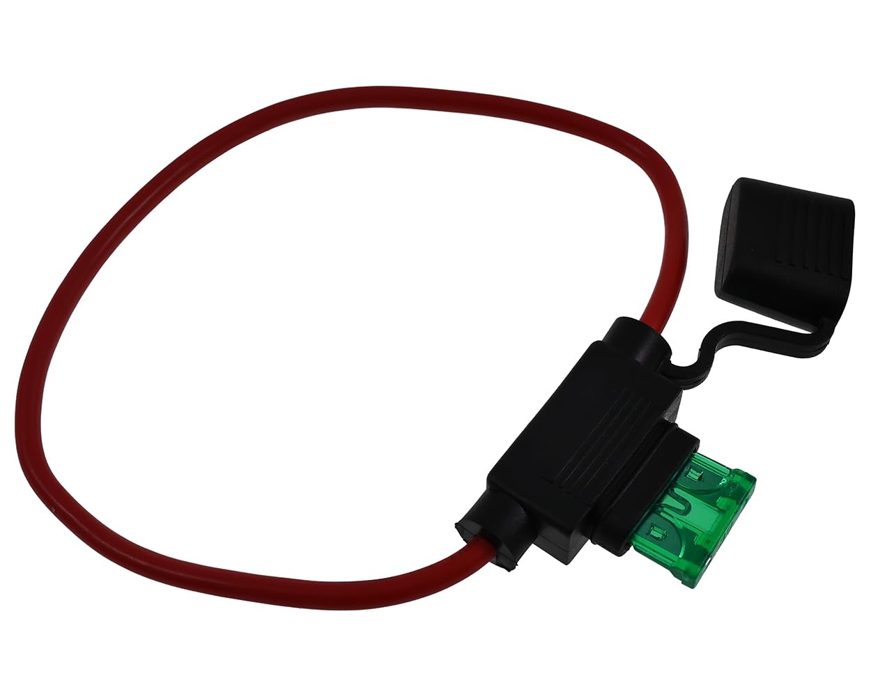 1x Sicherungshalter 2,5mm 30A mit Kabel für Flachsicherung kompatibel für Scooter, Roller von 2EXTREME