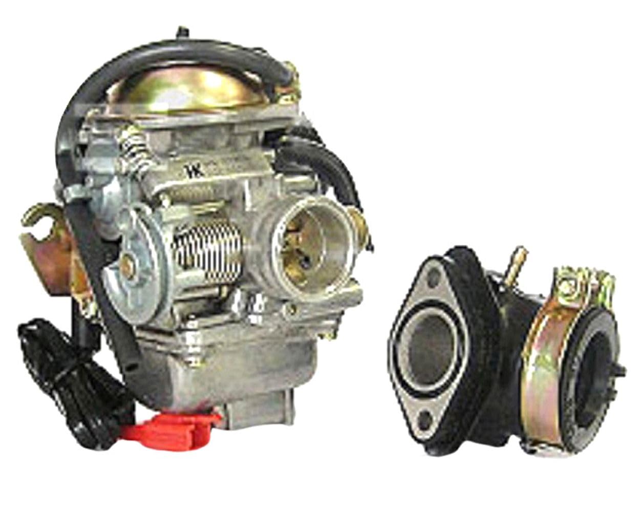 2EXTREME 24mm Vergaser + 22mm Ansaugstutzen für KYMCO Agility, DJ 50 S, Filly 50, Like 50 4T 2EXTREME 24mm Vergaser + 22mm Ansaugstutzen für KYMCO Agility, DJ 50 S, Filly 50, Like 50 4T von 2EXTREME