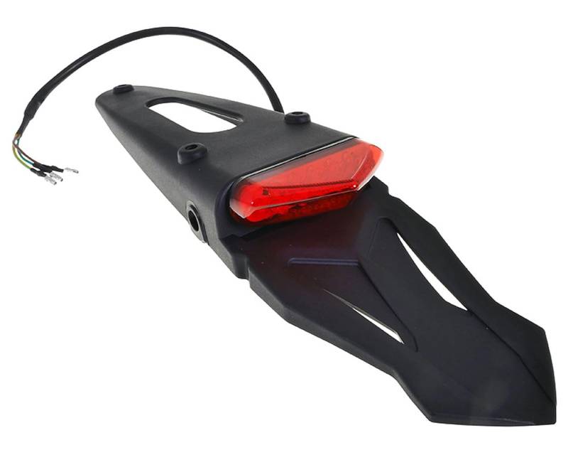 2EXTREME Kennzeichenhalter LED Rücklicht universal kompatibel mit Yamaha DT WR kompatibel mit Kawasaki KMX von 2EXTREME