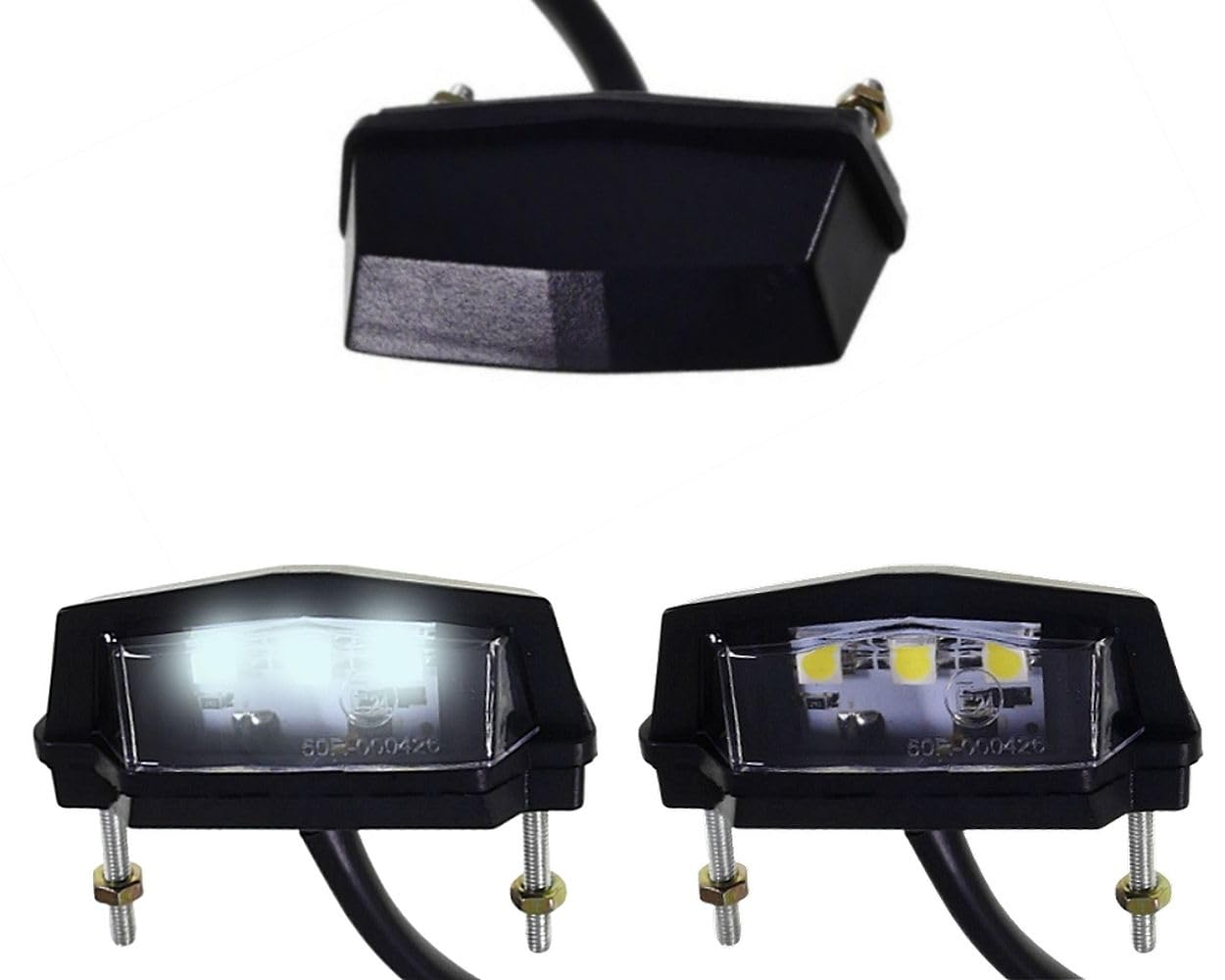 2EXTREME Universelle LED-Kennzeichenbeleuchtung 57x30x20mm – E-Geprüft, 12V, 3 LEDs, Schwarz, Wasserdicht – Einfach Montierbar für Auto, Motorrad, Quad, Roller, Mofa, Moped, E Scooter, ERoller 2EXTREME Universelle LED-Kennzeichenbeleuchtung 57x30x20mm – E-Geprüft, 12V, 3 LEDs, Schwarz, Wasserdicht – Einfach Montierbar für Auto, Motorrad, Quad, Roller, Mofa, Moped, E Scooter, ERoller von 2EXTREME