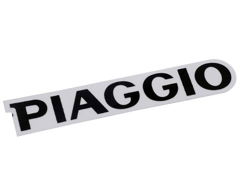 2EXTREME Schriftzug Aufkleber Sticker für Kaskade/Beinschild kompatibel mit Piaggio schwarz 78x15mm von 2EXTREME