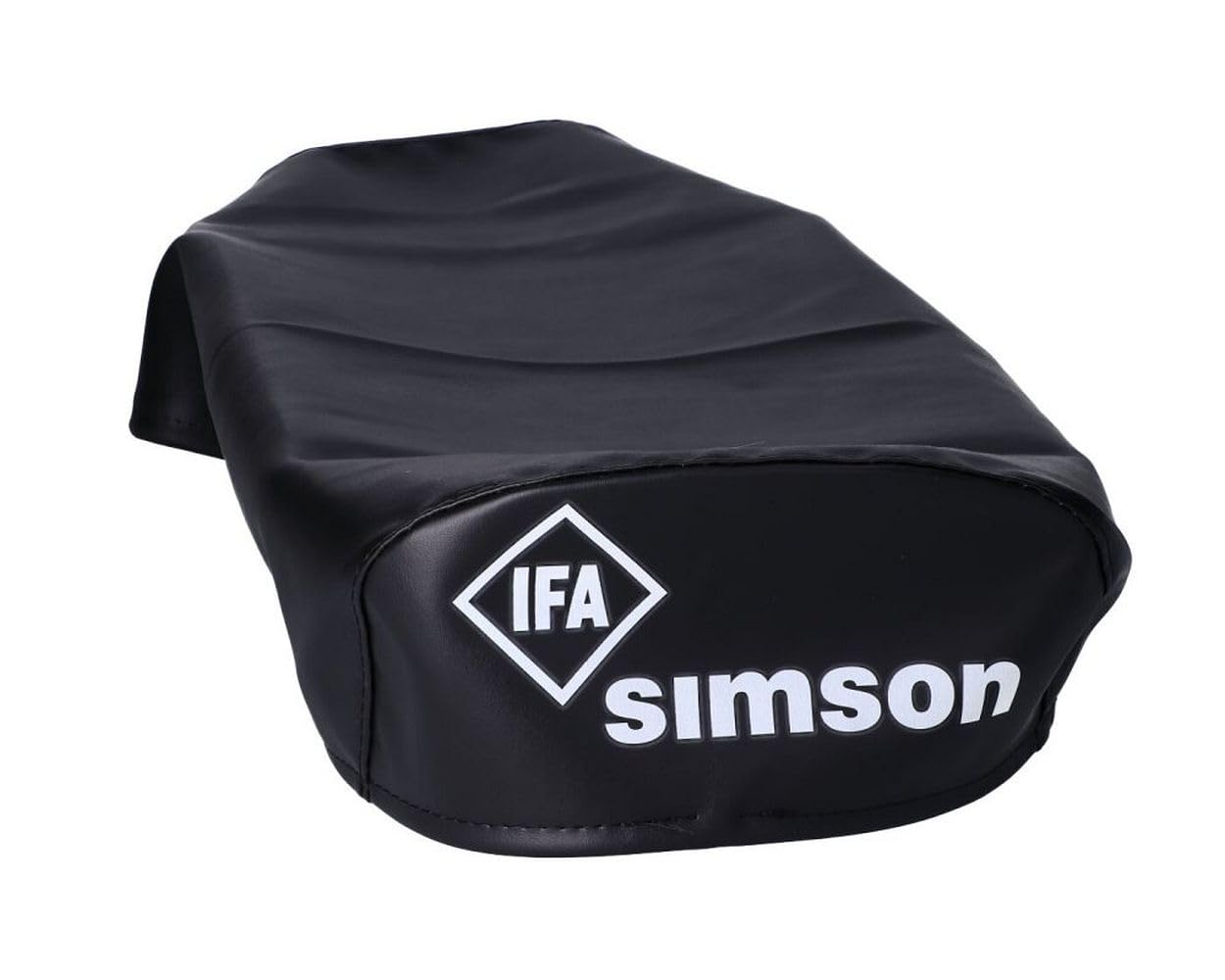 2EXTREME Sitzbezug schwarz glatt mit Schriftzug kompatibel für Simson S 53 N 50 2T AC 90-94 von 2EXTREME
