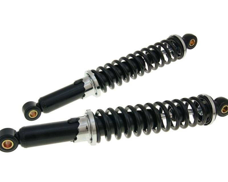 2EXTREME Stoßdämpfer Set 320mm verstellbar schwarz kompatibel für Puch Condor 50 2-T AC, maxi S/N 50 2T AC von 2EXTREME