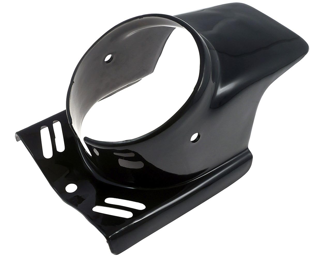 2EXTREME Verkleidung Scheinwerfer rund schwarz kompatibel für Puch Maxi, Moped, Mofa, 50ccm, 2-Takt von 2EXTREME
