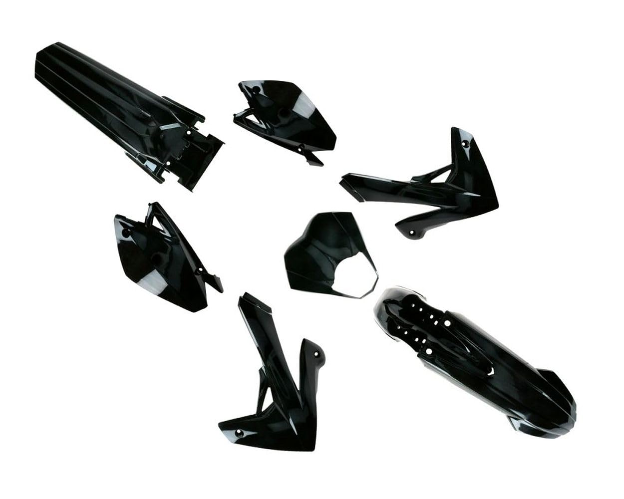 2EXTREME Verkleidungskit komplett schwarz kompatibel für Rieju MRT, Schaltmoped, Mofa, Moped, 2-Takt, LC von 2EXTREME