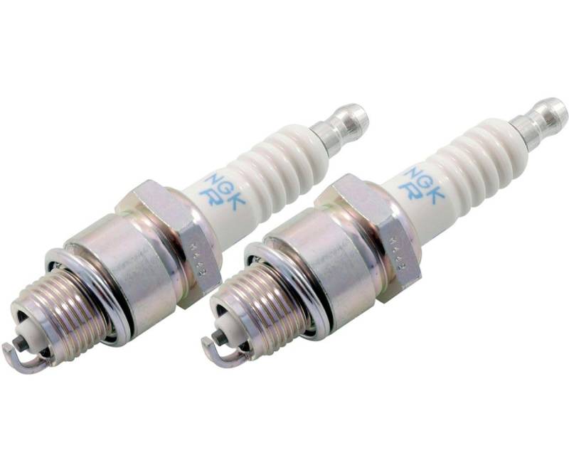 2x Zündkerze NGK BPR6ES kompatibel mit Kawasaki Rasenmäher Generator Pumpe Kettensäge von 2EXTREME