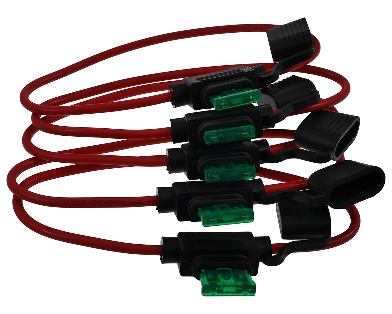 5x Sicherungshalter 2,5mm 30A mit Kabel für Flachsicherung kompatibel für Roller, Universal 5x Sicherungshalter 2,5mm 30A mit Kabel für Flachsicherung kompatibel für Roller, Universal von 2EXTREME