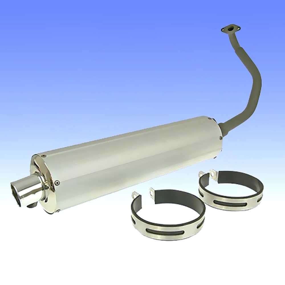 Auspuff Aluminium 125cc, 150ccm GY6 4takt BAOTIAN BT125T-12C1 Auspuff Aluminium 125cc, 150ccm GY6 4takt BAOTIAN BT125T-12C1 von 2EXTREME