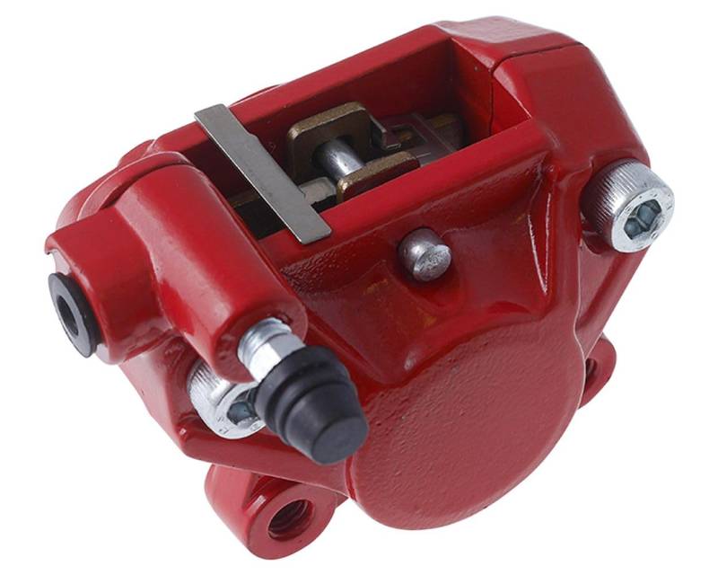 Bremssattel + Beläge kompatibel für Yamaha Aerox MBK Nitro Bremszange, Bremse Runner hinten rot von 2EXTREME