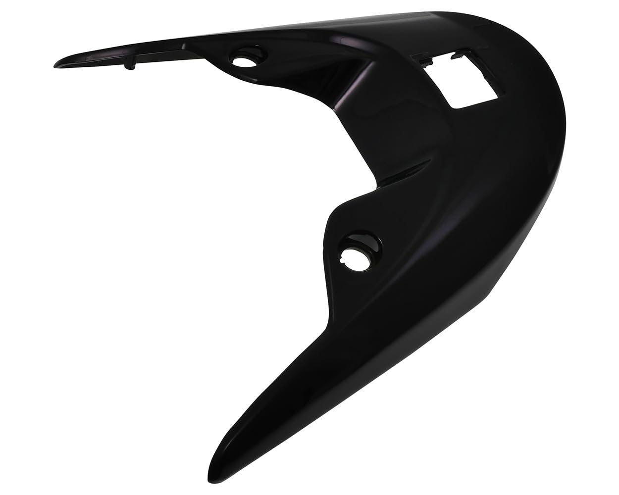 2EXTREME Heckspoiler schwarz kompatibel für REX RS450 QM50QT-6(A), RS500, BAOTIAN BT49QT-9 - BT50QT-9, BENZHOU YY50QT (City Star), JACK-FOX CITY STAR (YY50QT), JINLUN JL50QT-5 von 2EXTREME