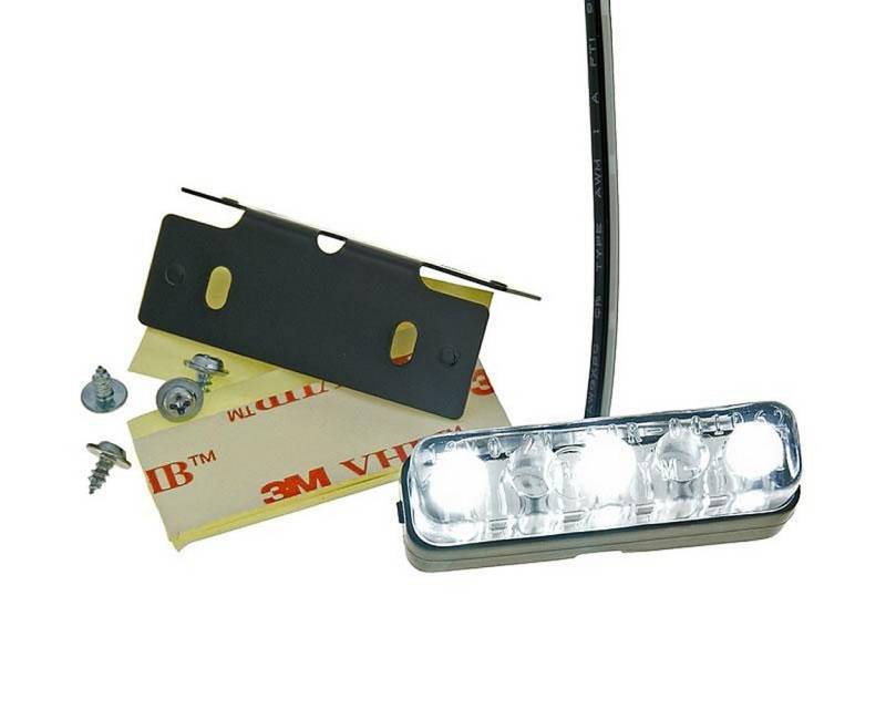 Mini LED Kennzeichenbeleuchtung Micro Motorrad PKW Roller KFZ Anhänger Quad Auto von 2EXTREME