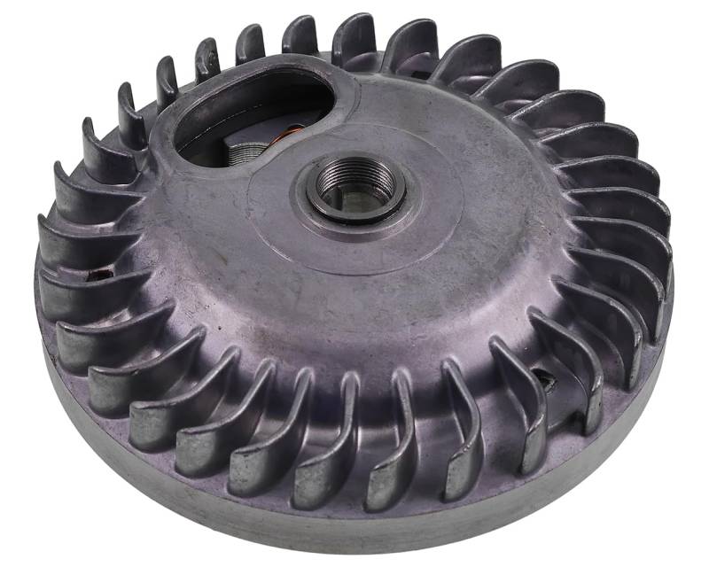 Lichtmaschine Stator kompatibel mit Piaggio/Vespa Ciao Bravo SI Boss Boxer Grillo Mofa, 6V, 2 Spulen, Grauguss Polrad von 2EXTREME
