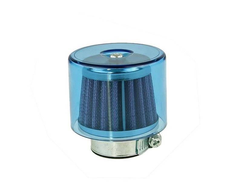 Luftfilter Air-System gerade-38mm - blau von 2EXTREME