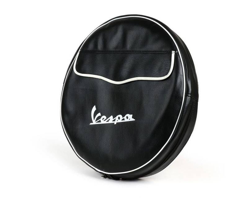 Reserveradhülle 3.50-10 Zoll Schwarz kompatibel mit Vespa Roller Scoter Classic von 2EXTREME