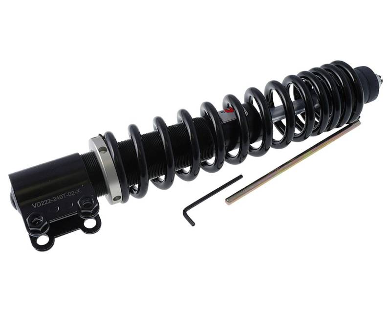 Stossdämpfer YSS Mono X-Pro vorne kompatibel mit Vespa GT L 200 ZAPM31200 4T LC 03- mit TÜV-Gutachten, GTS Super i.e. 125 ZAPM45300 4T LC09-, GTS Super i.e. 300 ZAPM45200 4T LC08- von 2EXTREME
