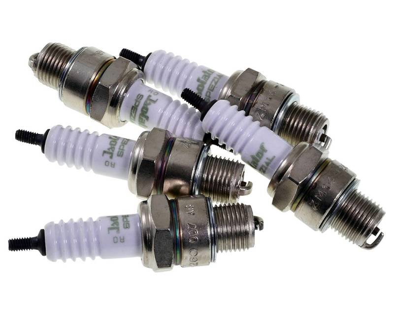 Zündkerzen Set Isolator 5 Stück ZM14-260 kompatibel für SIMSON KR50, KR 51, S50, S51, MZ von 2EXTREME