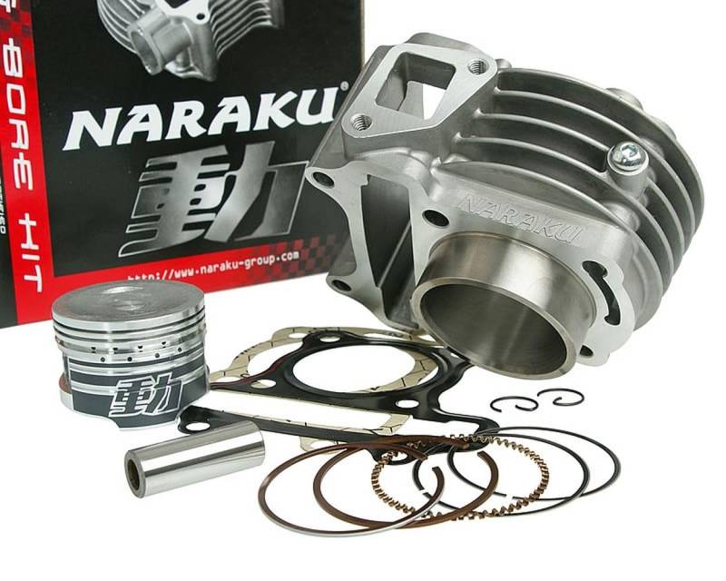 Zylinder Kit NARAKU V.2 72ccm kompatibel für KYMCO Agility 50 4-Takt KG10SA, YIYING YY50QT-7A von 2EXTREME