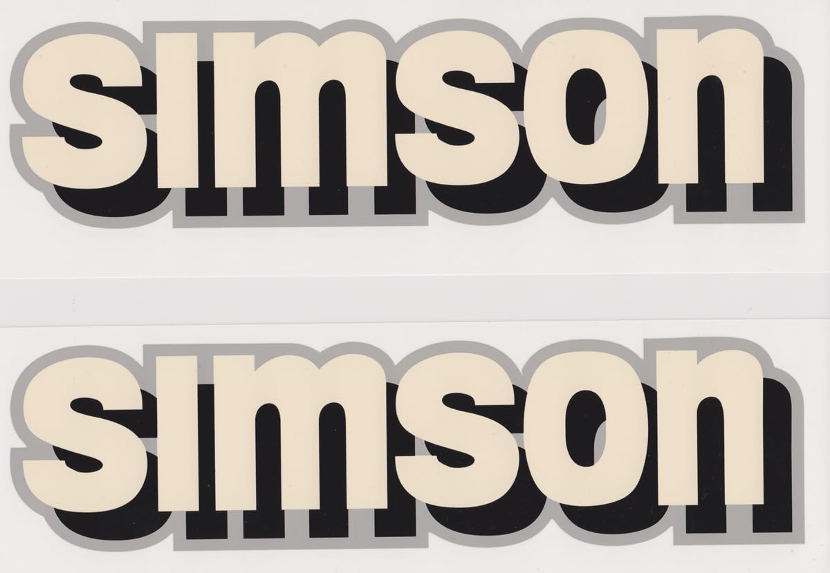 2 teiliges Wasserschiebebild Set Simson S51 B Tank Nass Schiebebild 2 teiliges Wasserschiebebild Set Simson S51 B Tank Nass Schiebebild von 2taktshop