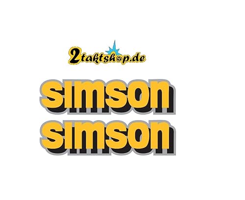 2 teiliges Wasserschiebebild Set Simson S51 Comfort Tank 2 teiliges Wasserschiebebild Set Simson S51 Comfort Tank von 2taktshop