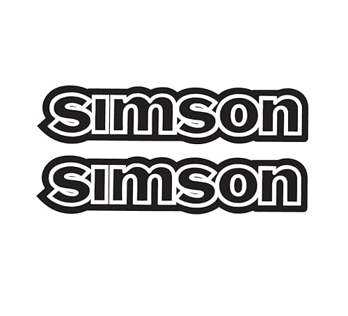 Simson S50 IFA Electronic Aufkleber Dekor Premium Retro Schwarz Weiss Dunkel von 2taktshop