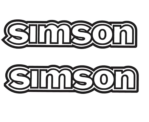 Simson S50 IFA Electronic Aufkleber Dekor Premium Retro Schwarz Weiss von 2taktshop
