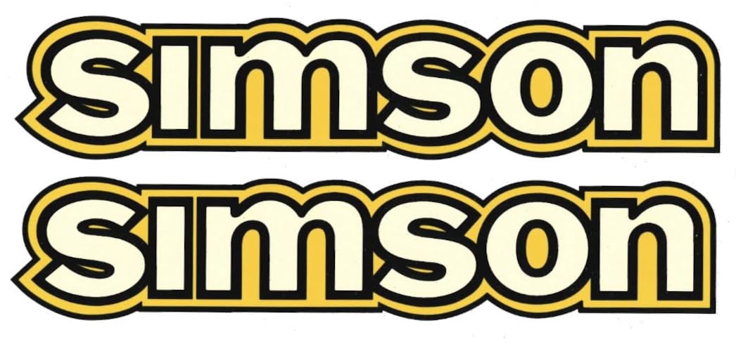 Wasserschiebebild Simson S50 Klein Gelb Wasserabziehbild, Nass Schiebebild Wasserschiebebild Simson S50 Klein Gelb Wasserabziehbild, Nass Schiebebild von 2taktshop