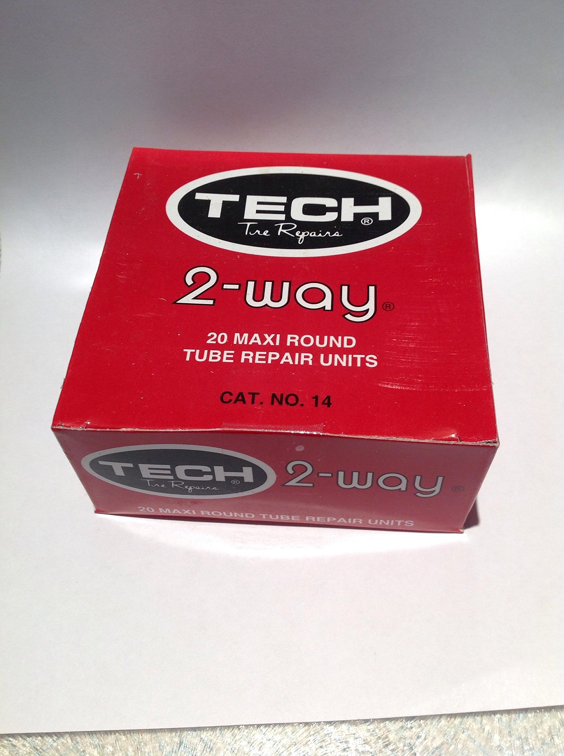 Tech Tyre Repairs, runde Maxi-Schlauch-Reparaturen, 100 mm im Durchmesser von 2way